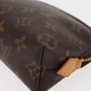 LOUIS VUITTON Monogram Pochette Cosmetic PM Cosmetic Pouch M47515 LV Auth 146459-14