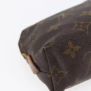LOUIS VUITTON Monogram Pochette Cosmetic PM Cosmetic Pouch M47515 LV Auth 146460-16