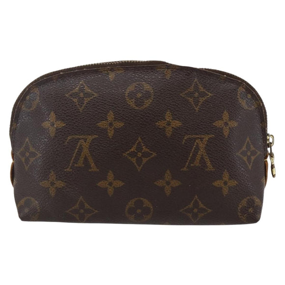 LOUIS VUITTON Monogram Pochette Cosmetic PM Cosmetic Pouch M47515 LV Auth 146460