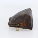 LOUIS VUITTON Monogram Pochette Cosmetic PM Cosmetic Pouch M47515 LV Auth 146460-3