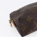 LOUIS VUITTON Monogram Pochette Cosmetic PM Cosmetic Pouch M47515 LV Auth 146460-14