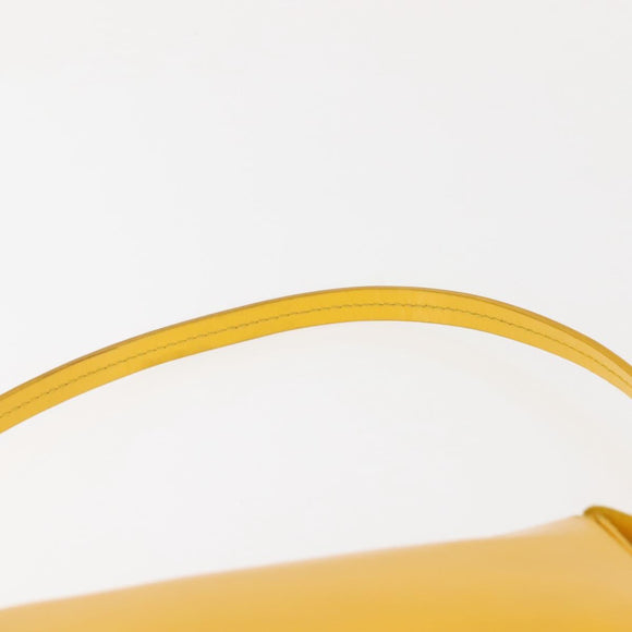 LOUIS VUITTON Epi Pochette Accessoires Accessory Pouch Yellow M52989 Auth 146464