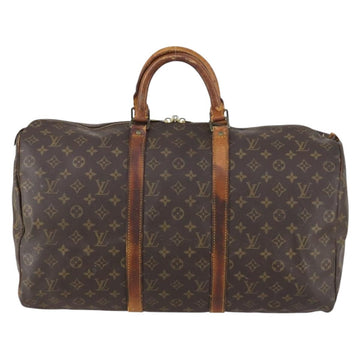 LOUIS VUITTON Monogram Keepall 50 Boston Bag M41426 LV Auth 146472 - 0