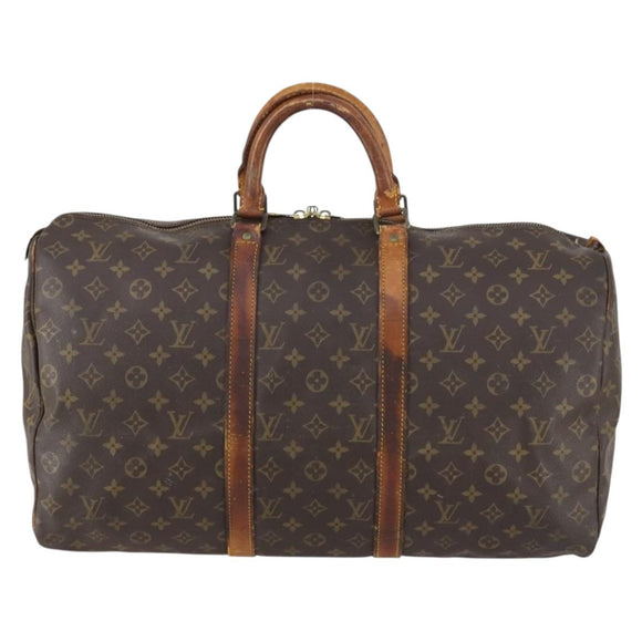 LOUIS VUITTON Monogram Keepall 50 Boston Bag M41426 LV Auth 146472