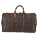 LOUIS VUITTON Monogram Keepall 50 Boston Bag M41426 LV Auth 146472-3