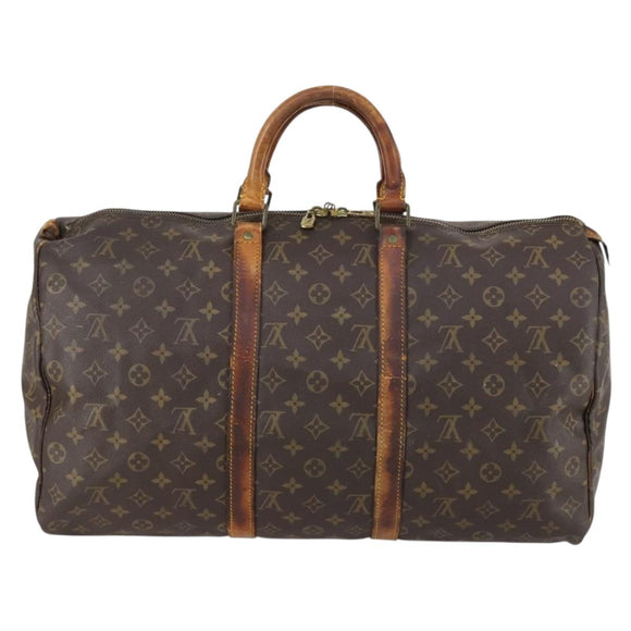 LOUIS VUITTON Monogram Keepall 50 Boston Bag M41426 LV Auth 146472