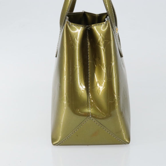 LOUIS VUITTON Monogram Vernis Wilshire PM Bag Gris Art Deco M91627 Auth 146474