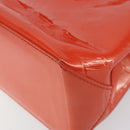 LOUIS VUITTON Vernis Bluebird Wilshire PM Bag Orenge Sunset M93644 Auth 146475-15