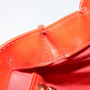 LOUIS VUITTON Vernis Bluebird Wilshire PM Bag Orenge Sunset M93644 Auth 146475-12