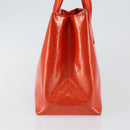 LOUIS VUITTON Vernis Bluebird Wilshire PM Bag Orenge Sunset M93644 Auth 146475-4