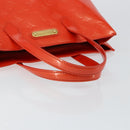 LOUIS VUITTON Vernis Bluebird Wilshire PM Bag Orenge Sunset M93644 Auth 146475-7