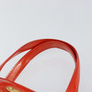 LOUIS VUITTON Vernis Bluebird Wilshire PM Bag Orenge Sunset M93644 Auth 146475-8