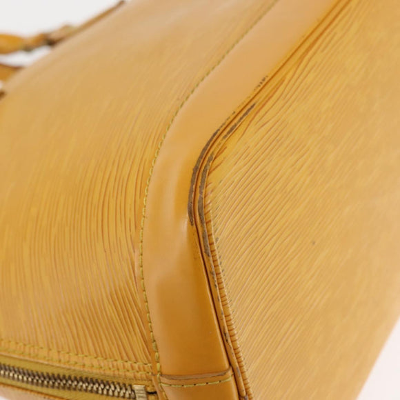 LOUIS VUITTON Epi Alma Hand Bag Yellow M52149 LV Auth 146477