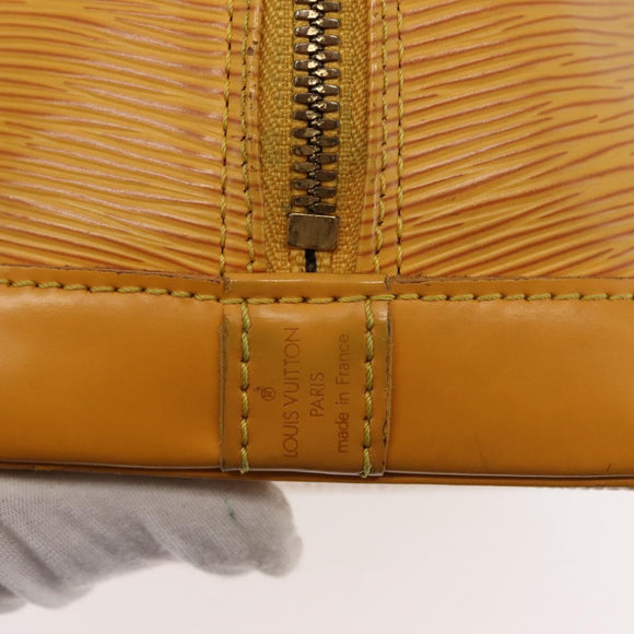 LOUIS VUITTON Epi Alma Hand Bag Yellow M52149 LV Auth 146477