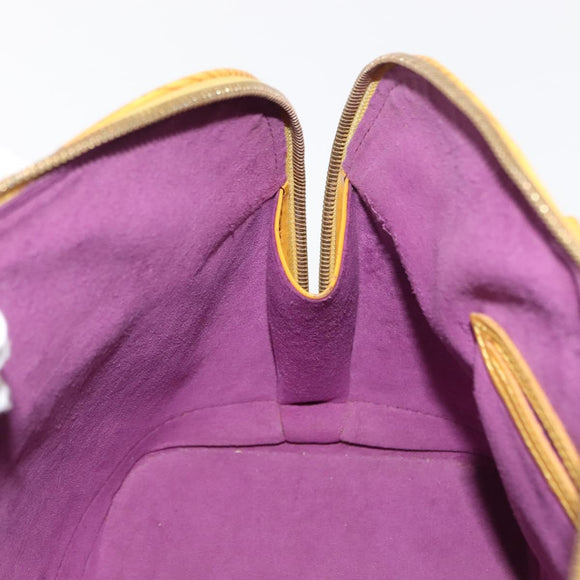 LOUIS VUITTON Epi Alma Hand Bag Yellow M52149 LV Auth 146477