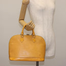 LOUIS VUITTON Epi Alma Hand Bag Yellow M52149 LV Auth 146477-21
