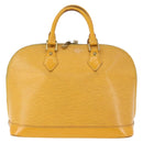 LOUIS VUITTON Epi Alma Hand Bag Yellow M52149 LV Auth 146477-2