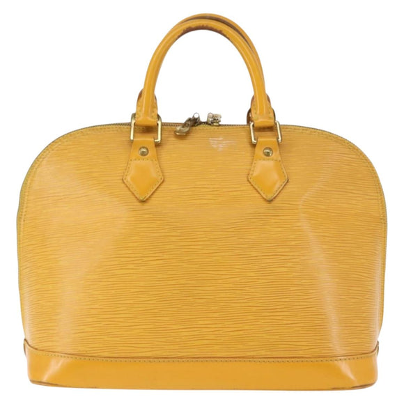 LOUIS VUITTON Epi Alma Hand Bag Yellow M52149 LV Auth 146477