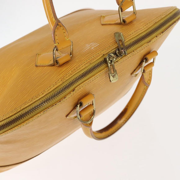 LOUIS VUITTON Epi Alma Hand Bag Yellow M52149 LV Auth 146477