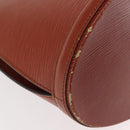 LOUIS VUITTON Epi Cluny Shoulder Bag Brown M52253 LV Auth 146478-9