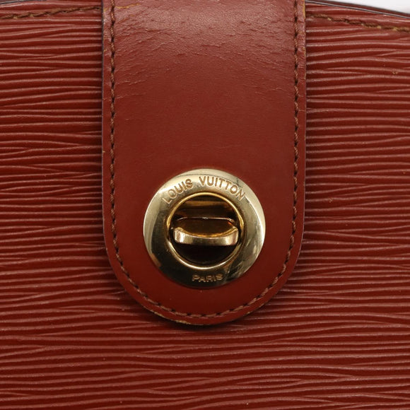 LOUIS VUITTON Epi Cluny Shoulder Bag Brown M52253 LV Auth 146478