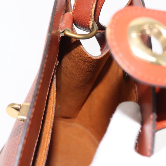 LOUIS VUITTON Epi Cluny Shoulder Bag Brown M52253 LV Auth 146478