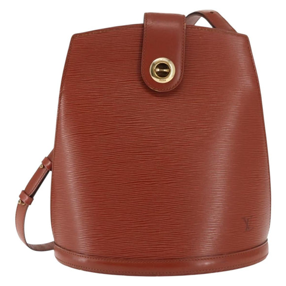 LOUIS VUITTON Epi Cluny Shoulder Bag Brown M52253 LV Auth 146478