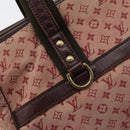 LOUIS VUITTON Monogram Mini Josephine GM Hand Bag Red M92213 LV Auth 146479-18