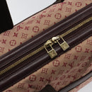LOUIS VUITTON Monogram Mini Josephine GM Hand Bag Red M92213 LV Auth 146479-19