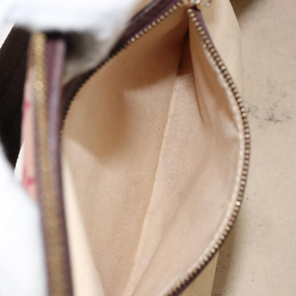 LOUIS VUITTON Monogram Mini Josephine GM Hand Bag Red M92213 LV Auth 146479