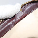 LOUIS VUITTON Monogram Mini Josephine GM Hand Bag Red M92213 LV Auth 146479-12