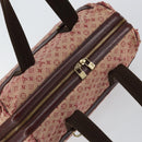 LOUIS VUITTON Monogram Mini Josephine GM Hand Bag Red M92213 LV Auth 146479-6