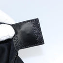 FENDI Mamma Baguette Shoulder Bag Nylon Black Silver Auth 146480-12