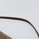 FENDI Zucchino Canvas Mamma Baguette Shoulder Bag Enamel Beige Gold Auth 146481-8