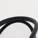 FENDI Pecan Canvas Hand Bag PVC Navy Gold Auth 146482-14