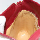 TIFFANY&Co. Shoulder Bag Canvas Beige Gold Auth 146483-19