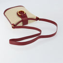 TIFFANY&Co. Shoulder Bag Canvas Beige Gold Auth 146483-7