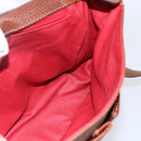 CELINE Shoulder Bag Leather Brown Auth 146484-20