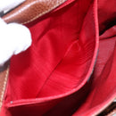 CELINE Shoulder Bag Leather Brown Auth 146484-22