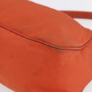 PRADA Shoulder Bag Nylon Orange Auth 146486-8
