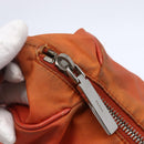 PRADA Shoulder Bag Nylon Orange Auth 146486-9