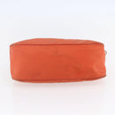 PRADA Shoulder Bag Nylon Orange Auth 146486-5