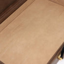 GUCCI GG Plus Supreme Attache Case PVC Beige Gold Auth 146488-12