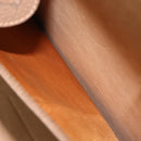 GUCCI GG Plus Supreme Attache Case PVC Beige Gold Auth 146488-21