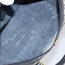 GUCCI GG Supreme Sherry Line Boston Bag PVC Navy Gold 39 02 007 Auth 146490-10