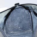 GUCCI GG Supreme Sherry Line Boston Bag PVC Navy Gold 39 02 007 Auth 146490-22