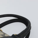 GUCCI GG Supreme Sherry Line Boston Bag PVC Navy Gold 39 02 007 Auth 146490-14