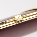 BURBERRY Chain Hand Bag Leather Bordeaux Gold Auth 146495-9