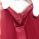 BURBERRY Chain Hand Bag Leather Bordeaux Gold Auth 146495-15