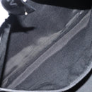 CHANEL Choco Bar Tote Bag Canvas Black Silver CC Auth 146496-18